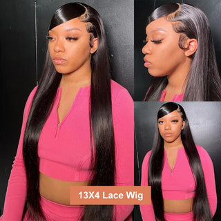 28 30 inch Straight Human Hair Wigs HD Lace Frontal Wig 180% 13x4/6 Transparent Lace Front Wigs 5x5 Human Hair Lace Closure Wigs Thomas Family Essentials