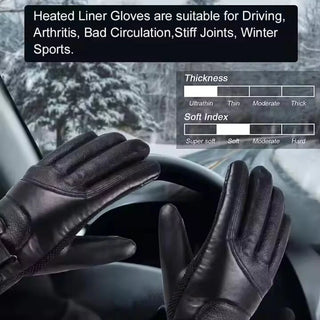 Full Finger Thermal Windproof Warm Gloves Heated Riding Gloves Outdoor Sports Heating Gloves Motorcycle Cold Gloves