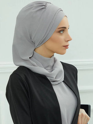 Plain Muslim Hat Inner Jersey Hijabs Women Turkey Instant Turban Islamic Caps Ramadan Headwraps Luxury Khimar Ladies Clothing