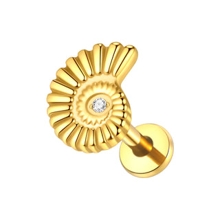 ASTM F136 Titanium 16G Square &Round CZ Labret Medusa Monroe Piercing Helix Cartilage Conch Tragus Lobe Stud Earring Jewelry