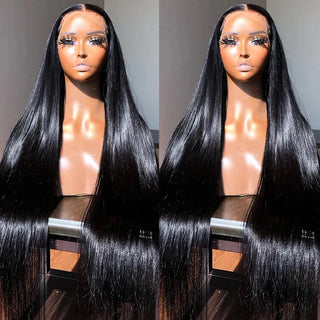 Glueless Wig Human Hair Ready To Wear Preplucked Straight Human Hair Wigs 5x5 Lace Closure Pre Cut 13x4 Lace Front Wigs Thomas Family Essentials