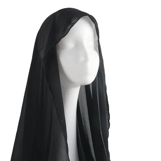 Muslim Chiffon Hijab Shawls Lace Scarf Women Solid Head Wraps Women Hijabs Scarves Ladies Foulard Femme Muslim Veil 70*180cm