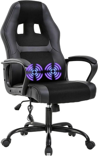 Furniture suppliesBestOffice PC Gaming Chair Massage Office Chair Ergonomic Desk  Adjustable PU Leather Chair