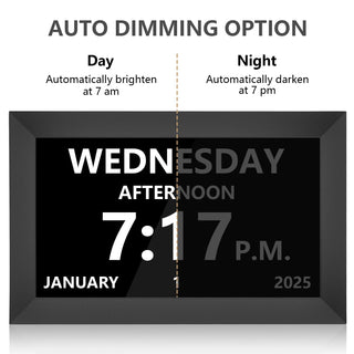 21 Alarms Digital LED Calendar Clock with Multi-Languages to display. Medicine Time Reminder for Elder.Home Desk Wall Decoration