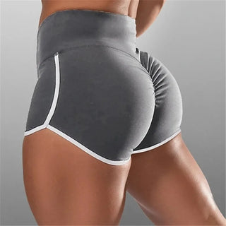 New Summer Black Grey Sport Shorts Women Casual Shorts Workout Waistband Skinny Sexy Short S-3XL