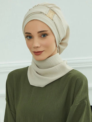 Plain Muslim Hat Inner Jersey Hijabs Women Turkey Instant Turban Islamic Caps Ramadan Headwraps Luxury Khimar Ladies Clothing