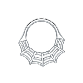 Marquise CZ Hinged Segment Piercing Titanium Septum Clicker Nose Hoop Ring Tragus  Upper Lobe Piercing Cartilage Earring