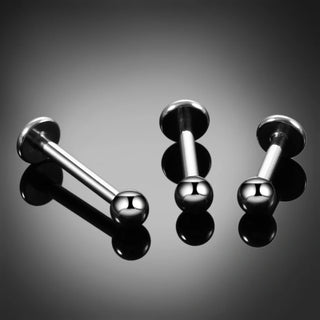 14G 16G Internally Threaded Labret Monroe Lip Studs Titanium Helix Cartilage Tragus Earring Piercing Jewelry for Women