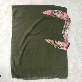 Summer Chiffon Scarf Hijab Muslim Women Instant Turban ，Big Size，Light, Thin, Breathable
