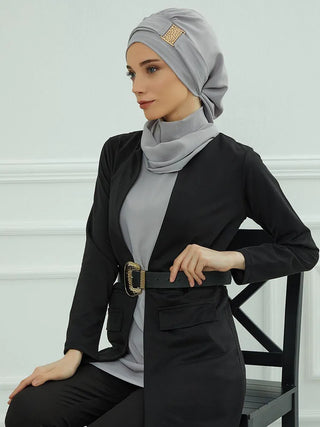 Plain Muslim Hat Inner Jersey Hijabs Women Turkey Instant Turban Islamic Caps Ramadan Headwraps Luxury Khimar Ladies Clothing