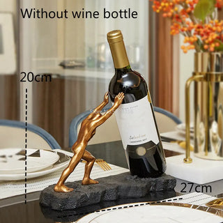 Pretty Dancer Wine Rack Cabinet Decoration Ornament Red Wine Rack Modern Home Decor Accessories New Home Gift