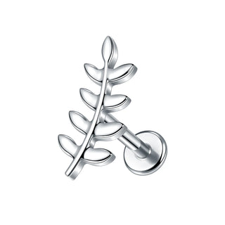 Titanium 16G Ear Cartilage Piercing Marquise CZ Flower Helix Conch Flat Back Rook Tragus Labret Lip Piercings Body Jewelry