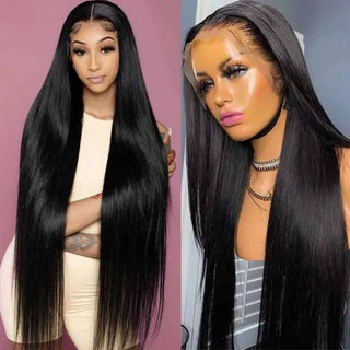 28 30 inch Straight Human Hair Wigs HD Lace Frontal Wig 180% 13x4/6 Transparent Lace Front Wigs 5x5 Human Hair Lace Closure Wigs Thomas Family Essentials