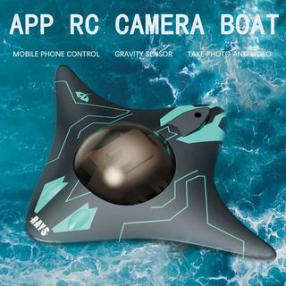 APP WIFI Real-time Transmission RC Toy Wireless Remote Control Boat Underwater Camera children toys Video Yacht Toys Gift