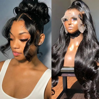 360 Full Lace Wigs For Ponytail Brazilian 30 32Inch Body Wave 13x4 13x6 HD Lace Front Wig Pre Plucked Remy 4x4 Lace Closure Wig Thomas Family Essentials