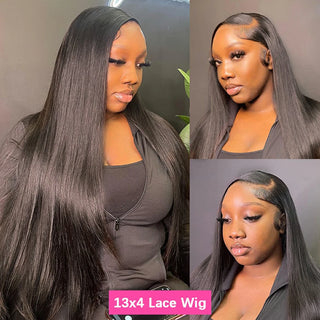 28 30 inch Straight Human Hair Wigs HD Lace Frontal Wig 180% 13x4/6 Transparent Lace Front Wigs 5x5 Human Hair Lace Closure Wigs Thomas Family Essentials