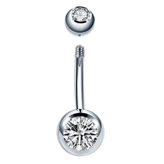 14G Titanium Navel Piercings Belly Button Rings CZ Crystal Piercing Ombligo Navel Earring Piercings Sexy Body Jewelry Women
