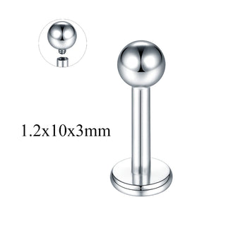 Titanium Labret Piercing Kits Lip Mouth Stud Earring Tragus Cartilage Helix Piercings Ear Sexy Lobe Jewelry for Women Men