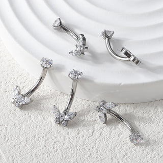 G23 Titanium Internally Thread Navel Piercing Jewelry Sexy Belly Button Rings Navel Body Piercing Jewelry