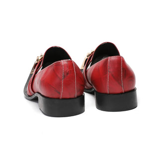 New Fashion Diamond decorate Wedding Party Dress Shoes Business Big Size Formal Shoes Man Pointed Toe Slip on Cow Leather Shoes