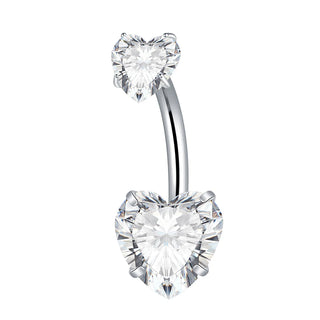 Titanium Gold Color Navel Piercings Marquise CZ Crystal Belly Button Rings Navel Earring Belly Piercings Ombligo Jewelry