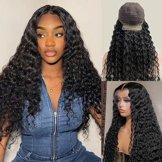 300 Density 13x4 HD Transparent Lace Front Wig Human Hair  Wavy Wavy 13x6 Deep Wave Frontal Wigs Human Hair Remy Water Wave Wig Thomas Family Essentials