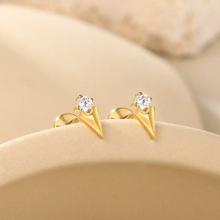 Titanium Ear Cartilage Piercings Flat Back Stud Earring Internal Thread Butterfly Cross CZ Helix Tragus Piercing Jewelry 16G