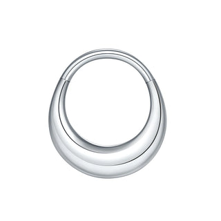 Marquise CZ Hinged Segment Piercing Titanium Septum Clicker Nose Hoop Ring Tragus  Upper Lobe Piercing Cartilage Earring