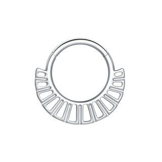 Marquise CZ Hinged Segment Piercing Titanium Septum Clicker Nose Hoop Ring Tragus  Upper Lobe Piercing Cartilage Earring