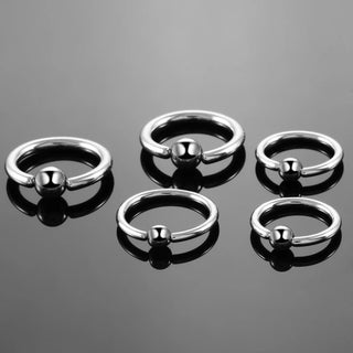 G23 Titanium Captive Piercings Nose Ring 14G 16G 18G 20G Helix Tragus Daith Ear Piercing Women Men Septum Hoop Punk Body Jewelry