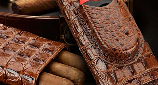 Travel Cigar Case Cigar Humidor with Multifunctional V Cutter,Cedar Wood Cigar Humidor Box with Gift Box,Portable for 3 Cigars