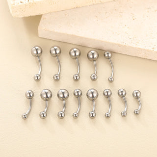 Titanium Navel Belly Button Rings Internally & Externally Threaded Small Navel Piercing Ombligo 14G 16G Sexy Women Jewelry