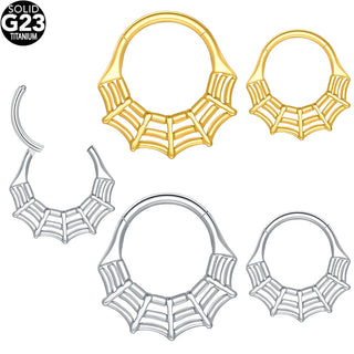 Marquise CZ Hinged Segment Piercing Titanium Septum Clicker Nose Hoop Ring Tragus  Upper Lobe Piercing Cartilage Earring