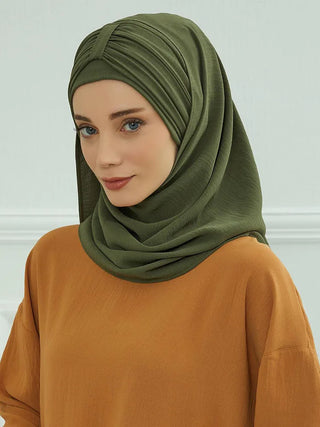 Large Plain Muslim Hat Inner Hijab Caps Ramadan Headwraps Pre-design