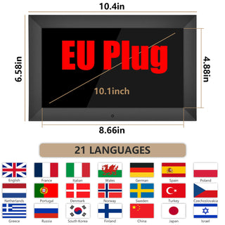 21 Alarms Digital LED Calendar Clock with Multi-Languages to display. Medicine Time Reminder for Elder.Home Desk Wall Decoration