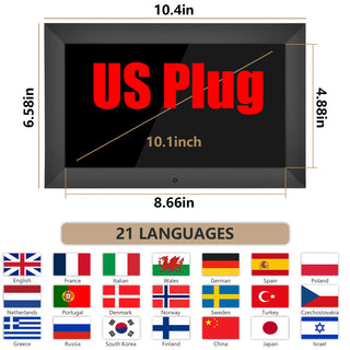 21 Alarms Digital LED Calendar Clock with Multi-Languages to display. Medicine Time Reminder for Elder.Home Desk Wall Decoration