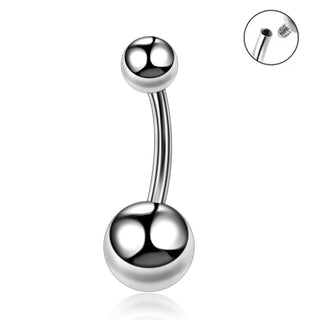 Titanium Navel Belly Button Rings Internally & Externally Threaded Small Navel Piercing Ombligo 14G 16G Sexy Women Jewelry