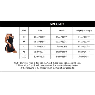 Sleepwear Women Lace Sexy Spaghetti Strap Home Clothes Solid Color Low Cut Sleeveless Split Nightgown Backless Ultra Mini Dress