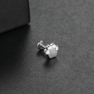 Titanium Labret Piercing Kits Lip Mouth Stud Earring Tragus Cartilage Helix Piercings Ear Sexy Lobe Jewelry for Women Men