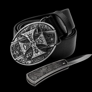 Self Defense Belt With Smooth Buckle And Knife - Thomas Family Essentials LLC