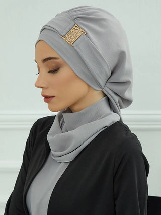 Plain Muslim Hat Inner Jersey Hijabs Women Turkey Instant Turban Islamic Caps Ramadan Headwraps Luxury Khimar Ladies Clothing