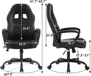 Furniture suppliesBestOffice PC Gaming Chair Massage Office Chair Ergonomic Desk  Adjustable PU Leather Chair