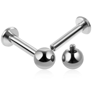 14G 16G Internally Threaded Labret Monroe Lip Studs Titanium Helix Cartilage Tragus Earring Piercing Jewelry for Women