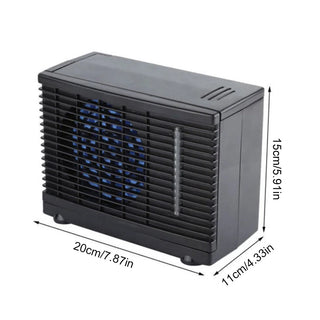 Car Air Conditioner 12V Electronic Water-Cooling Adjustable Cooling Fan Removable Automobile Air Cooler Portable Water Chiller