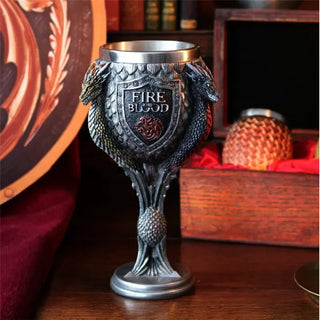 Stainless Steel Wine Glass Power Goblet Water Glass Song of Ice and Fire Beer Glass Suitable for Those Who Like To Drink