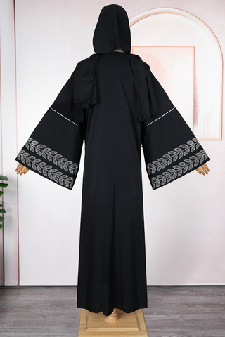 Black Casual Hot Drill Zipper V Neck Long Plus Size Overcoat