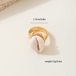 White Casual Daily Irregular Rings