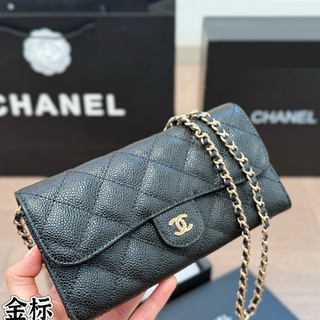 Black Gold Casual Daily Letters Chains Bags