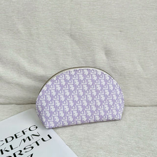 Purplish Blue Casual Daily Letters Zipper Bags