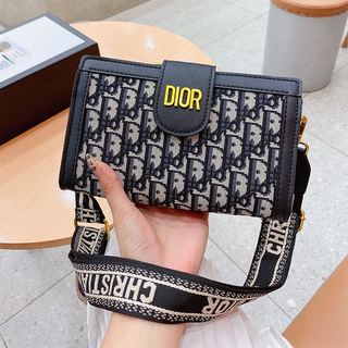 Navy Blue Casual Daily Letters Zipper Bags